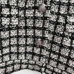 New York & Co Black White Tweed Crop Jacket size XXL Long Sleeve NWT Blazer Photo 6