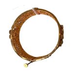 Nazila Couture Designed Gold Plated Bracelet with Clear Gem Accents Photo 3