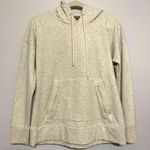 Talbots T by  Cream Pullover Hoodie with Zipper Pockets Small Photo 0
