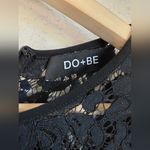 DO+BE  Black Ruffle Lace Mini Dress Size Small Photo 1