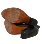 Rag and Bone  Black Noelle Peep Toe Leather Ankle Booties Size 39 / 9 Photo 2