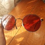 Giorgio Armani VINTAGE 90s  201 706 49 21 red Rx lens Unisex round sunglasses Photo 1