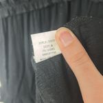 Pinch Gauzy Deep V Neck Black Tiered Short Sleeve Maxi Dress Medium Photo 9