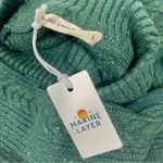 Marine layer  Olina Long Sleeve Donegal Sweater Midi Dress Green Gables Small NWT Photo 11