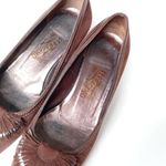 Salvatore Ferragamo  brown suede shoes size 9.5 Photo 3