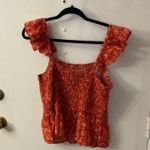 Madewell Lucie Smocked Floral Peplum Top 14 Boho Costal Cowgirl Cottagecore NEW Photo 2