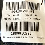 Madewell NWT  The Plus Harlow Wide Leg Pant in True Black NH246 Photo 8