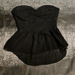 Papaya Womens medium strapless lace peplum bustier Photo 0