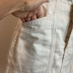 Free People Alpha Utility Raw Edge Mini Skirt in Salt Photo 5