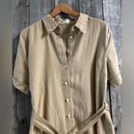 Aritzia  100% Linen Eleta Shirtdress - size large Photo 13