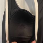 Victoria's Secret  Black Swim/Workout Tank with Cream Accents | Size XL Photo 5