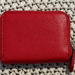 Valentino Red Textured small Wallet Photo 1