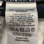 LOFT Wide Leg Draw Cord Waist Pinstripe Jeans, Size XL Relaxed Fit Blue Photo 9