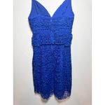 Guess Brand New  Women's Size 4 Blue Solstice Lace Mini Dress Photo 9