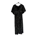 ZARA  Limited Edition Black and Silver Holiday Sequin Dress Photo 2
