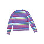 Pendleton Striped Multicolor Rainbow Cardigan Sweater Womens Small Preppy School Photo 1
