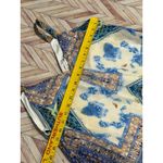 JOHN PAUL RICHARD Bohemian Print Asymmetrical Hem Dress Womens Small Boho Folk S Blue Photo 5