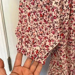 AFRM Monna Mini Floral Casual Dress Side Cut Outs Pink Sold on Revolve Sz S Photo 8