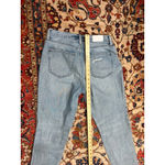 Pistola Distressed Boyfriend Jeans Light Wash Ripped Knees Relaxed Fit Size 29 Photo 8