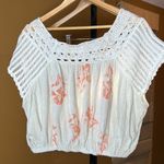 Free People  Day Trippin Crochet Crop Top Size Small Photo 11