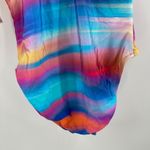 La Blanca Sunset Shores Swimsuit SZ 8 One Shoulder Ombre NWT Rainbow Multicolor Photo 12