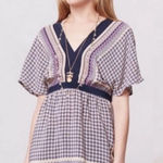 Anthropologie ‎ Meadow Rue silk tunic top mini dress women size small Photo 0