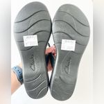 Clarks NEW Leisa Emily leather slip on sandals black 9 Photo 6