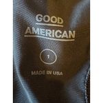 Good American  Bodysuit Women‎ Small Black Compression Tank Athleisure Streetwear Photo 8