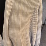 Eberjay NWT Eberjey "Nautico" blue and white striped robe size Medium Photo 3