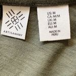 Artisan NY Olive Green Women's Long Sleeve Top Photo 3