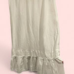 Vintage 70’s St. Michael UK white slip skirt lace ribbon trim elastic waist boho Size XL Photo 0