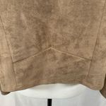 Umgee  tan suede zip moto stlye jacket size small Photo 11