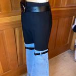 Nwt, Lavishly Paris Two Tone Denim Flare Leg Pants. Photo 7
