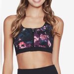 Skechers GOWALK Linear Floral Front Zip Bra Photo 0