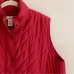 Jones New York SPORT Hot Pink Quilted Vest Photo 1