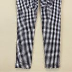 J. McLaughlin J.‎ McLaughlin Masie Gingham Plaid Slim Straight Leg Pull On Pants Navy Size 4 Photo 9