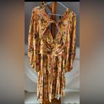 Acler Palms Dress in Kaleidoscope Floral Yellow NWT US6 Size 6 Photo 3
