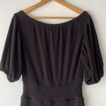 Majorelle  Faye Ribbed Off Shoulder Jumpsuit in Black Size M Photo 3