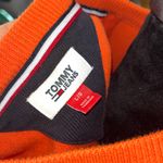 Tommy Hilfiger Jeans Orange Cropped Logo Sweater Photo 5