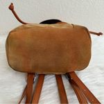 Urban Outfitters 100% Brown Suede Leather Backpack Photo 10