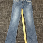 Hydraulic  Jeans Womens 12 Blue Distressed Stretch Embellished Pockets Photo 0