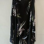 Free People Dress Women's XS Black Floral Fairy Grunge Tunic Clear Skies Flowy Photo 6
