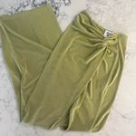 Princess Polly Skirt Womens Green Slit Knotted Waist Size 2 EUC Photo 0
