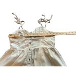 Aerie ‎ Sundress Button Front Sleeveless Tie Strap Mini Dress Summer Casual Small Photo 3