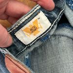 Antik Kraft Women’s Anthropologie Antik Denim embroidered low rise flare leg jeans size 25 Photo 8