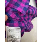 Storm Creek Jeep Plaid Button Down Shirt Womens Medium Pink Navy Long Sleeve Purple Photo 7