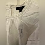 J.Crew NWT Embroidered flutter-sleeve shirt in cotton poplin small Photo 3