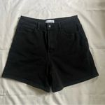 Vervet black denim dad shorts size large Photo 0