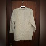 Garnet Hill  Washed Linen Blazer Size M Photo 2