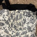 Dressbarn Black and White Floral Dress Size 10 Photo 3